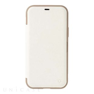 【iPhone12/12 Pro ケース】iFace Cardinaダイアリーケース (ホワイト)-4522327937402