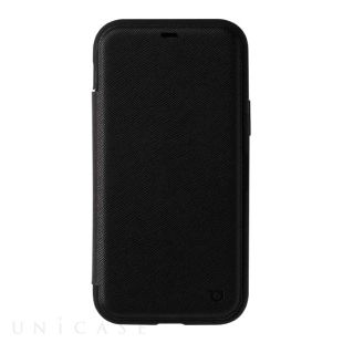 【iPhone12/12 Pro ケース】iFace Cardinaダイアリーケース (ブラック)-4522327937372