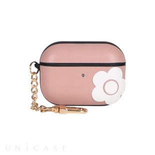 【AirPods Pro(第2/1世代) ケース】PU Leather Hybrid Case (DUSTY PINK/WHITE)-4570052747117
