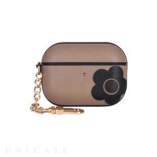 【AirPods Pro(第2/1世代) ケース】PU Leather Hybrid Case (TAUPE/BLACK)-4570052747087