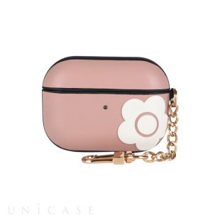 【AirPods Pro(第1世代) ケース】PU Leather Hybrid Case (DUSTY PINK/WHITE)-4570052793152