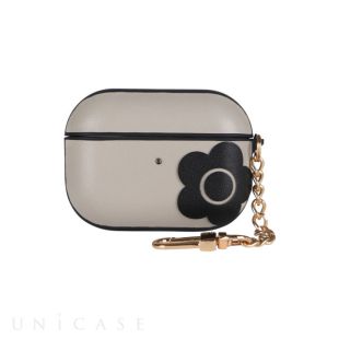 【AirPods Pro(第1世代) ケース】PU Leather Hybrid Case (GREGE/BLACK)-4570052793145