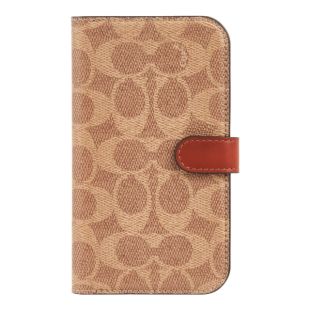 【iPhone15 ケース】Folio Case (Signature C Tan)-4573565909508