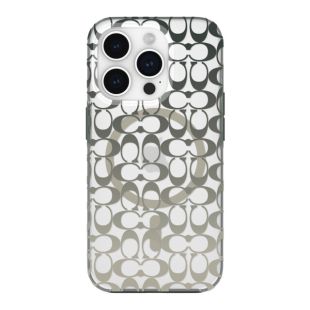 【iPhone15 Pro ケース】Protective Case for MagSafe (Signature C Ombre Deep Forest/Multi)-4573565909553