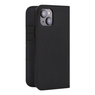 【iPhone14 ケース】ダイアリーケース ノブレッサレザー (ブラック)-4589903590659