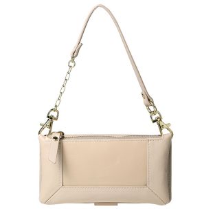 【iPhone15 Pro ケース】Minimal Pouch Case (beige)-4573558551363