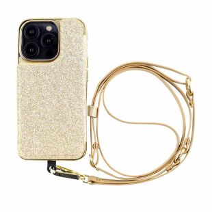 【iPhone15 Pro ケース】Cross Body Case Duo (prism gold)-4573558551318