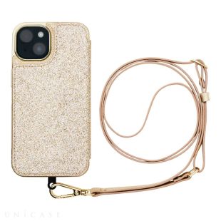【iPhone14/13 ケース】Cross Body Case Duo (prism gold)-4573558550892