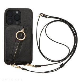 【iPhone14 Pro ケース】Clutch Ring Case (black)-4573558550793