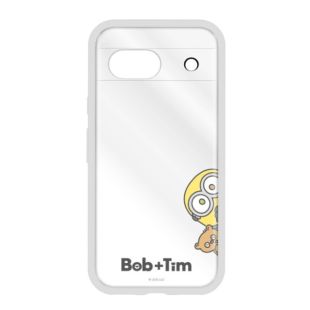 【Google Pixel 8a ケース】『怪盗グルー/ミニオンズ』シリーズ IIII fit Clear (ボブ＆ティム)-4550213557885