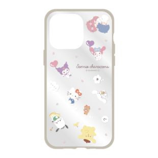 【iPhone15 Pro Max ケース】サンリオキャラクターズ IIII fit Clear (むきゅむきゅ)-4550213548302