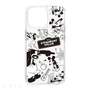 【iPhone15 Pro Max ケース】クリアハイブリッドケース (蒸気船ウィリー)-4573540886572