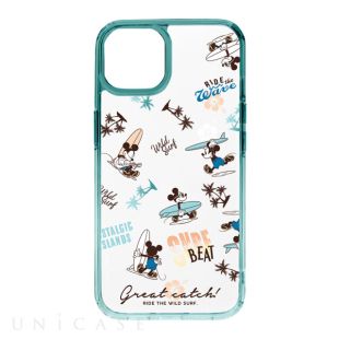 【iPhone15/14/13 ケース】グラデーションハイブリッドケース (ミッキーマウス)-4573540885896