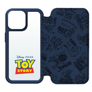 【iPhone15 Pro Max ケース】ガラスフリップケース (トイ・ストーリー)-4573540886534