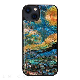 【iPhone14 Plus ケース】天然貝ケース (星月夜)-4570047576012