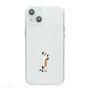 【iPhone14 Plus ケース】ソフトクリアケース (ネコ)-4570047581702