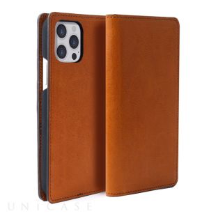 【iPhone13 Pro ケース】PIERROT LUXレザーケース(タン)-4570047558117