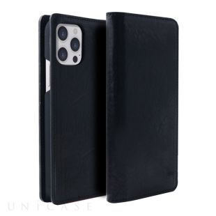 【iPhone13 Pro ケース】PIERROT LUXレザーケース(ブラック)-4570047558087