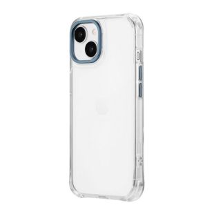 【iPhone15/14 ケース】カメラ保護ハイブリッドケース 「UTILO Cam Tough」 (ブルー)-4582698081517