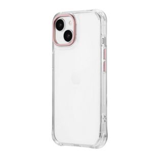 【iPhone15/14 ケース】カメラ保護ハイブリッドケース 「UTILO Cam Tough」 (ピンク)-4582698081500