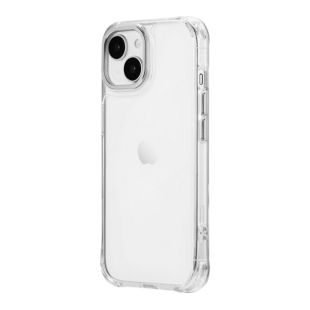 【iPhone15/14 ケース】カメラ保護ハイブリッドケース 「UTILO Cam Tough」 (シルバー)-4582698081487