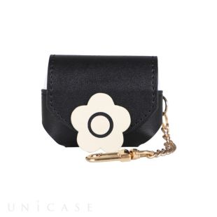 【AirPods Pro(第1世代) ケース】PU Leather Case (BLACK)-4570052778593