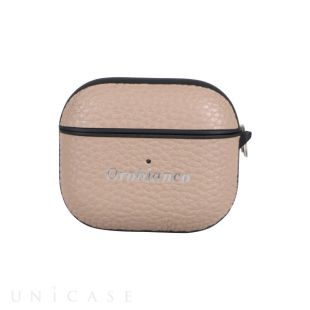 【AirPods(第3世代) ケース】“シュリンク” PU Leather Case (GREGE)-4570052779705