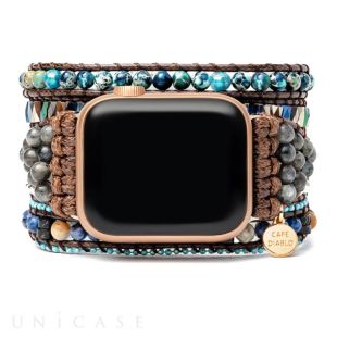 【Apple Watch バンド 49/45/44/42/41/40/38mm】アップルウォッチバント Sサイズ (セリーン オーシャン) for Apple Watch Ultra2/1/SE(第2/1世代)/Series9/8/7/6/5/4/3/2/1-4570047591183