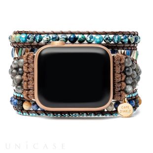 【Apple Watch バンド 49/45/44/42/41/40/38mm】アップルウォッチバント Mサイズ (セリーン オーシャン) for Apple Watch Ultra2/1/SE(第2/1世代)/Series9/8/7/6/5/4/3/2/1-4570047591190