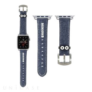 【Apple Watch バンド 45/44/42mm】『怪盗グルー/ミニオンズ』シリーズ デニムバンド (ゴーグル) for Apple Watch SE(第2/1世代)/Series9/8/7/6/5/4/3/2/1-4550213527307