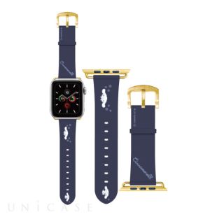 【Apple Watch バンド 45/44/42mm】サンリオキャラクターズ レザーバンド (シナモロール) for Apple Watch SE(第2/1世代)/Series9/8/7/6/5/4/3/2/1-4550213527260