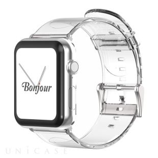 【Apple Watch バンド 45/44/42mm】CLEAR BAND (クリア) for Apple Watch SE(第2/1世代)/Series9/8/7/6/5/4/3/2/1-8809778520527