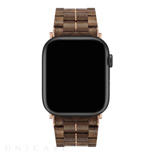 【Apple Watch バンド 41/40/38mm】天然木バンド (ウォルナット) for Apple Watch SE(第2/1世代)/Series9/8/7/6/5/4/3/2/1-8809641740380