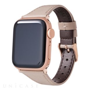 【Apple Watch バンド 49/45/44/42mm】”Originate” Genuine Leather Watchband (Greige) for Apple Watch Ultra2/SE(第2/1世代)/Series9/8/7/6/5/4/3/2/1-4570046387879