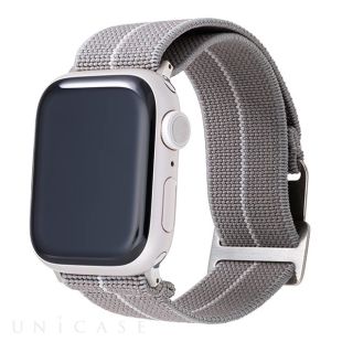 【Apple Watch バンド 49/45/44/42mm】”MARINE NATIONALE” STRAP (Gray/White) for Apple Watch Ultra2/SE(第2/1世代)/Series9/8/7/6/5/4/3/2/1-4570046387770