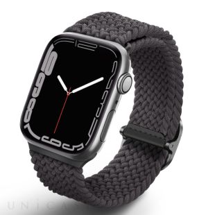 【Apple Watch バンド 45/44/42mm】ASPEN Apple Watch 編組ストラップ (GRANITE GREY) for Apple Watch SE(第2/1世代)/Series9/8/7/6/5/4/3/2/1-8886463676417