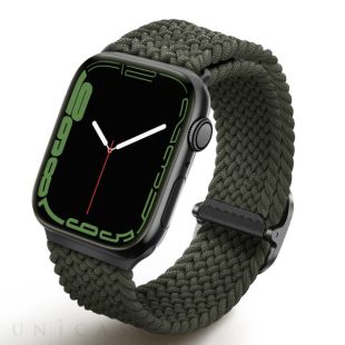 【Apple Watch バンド 45/44/42mm】ASPEN Apple Watch 編組ストラップ (CYPRESS GREEN) for Apple Watch SE(第2/1世代)/Series9/8/7/6/5/4/3/2/1-8886463676400