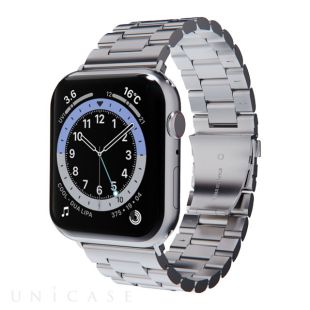 【Apple Watch バンド 41/40/38mm】METAL BAND (シルバー) for Apple Watch SE(第2/1世代)/Series9/8/7/6/5/4/3/2/1-8809778520596