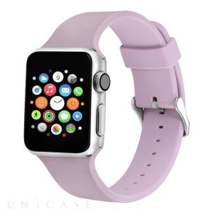 【Apple Watch バンド 41/40/38mm】シリコンバンド (ダスティピンク) for Apple Watch SE(第2/1世代)/Series9/8/7/6/5/4/3/2/1-4516023782657