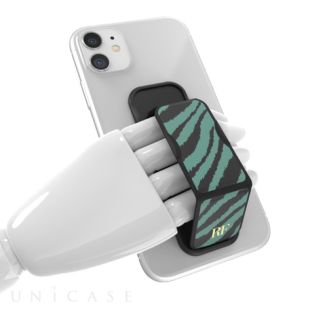 clckr+R＆F UNIVERSAL Grip＆Stand (GREEN ZEBRA)-7350111354701