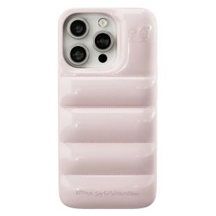 【iPhone15 Pro ケース】THE PUFFER CASE (STRAWBERRY FROZEN YOGURT)-0810123513352