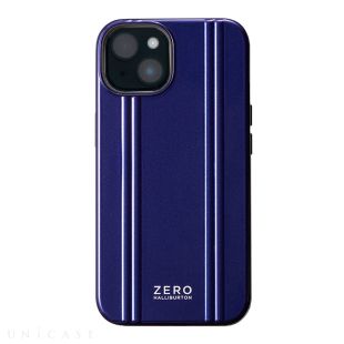 【iPhone14/13 ケース】ZERO HALLIBURTON Hybrid Shockproof Case (Blue)-4573558550403