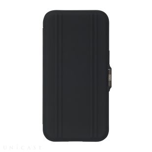 【iPhone13 Pro ケース】ZERO HALLIBURTON Hybrid Shockproof Flip Case for iPhone13 Pro (Black)-4573558550014
