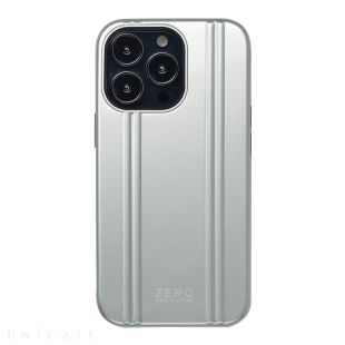 【iPhone13 Pro ケース】ZERO HALLIBURTON Hybrid Shockproof Case for iPhone13 Pro (Silver)-4589455008633