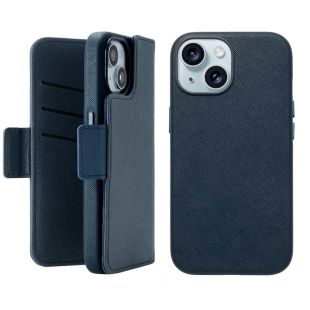 【iPhone15/14/13 ケース】2Way Mag Flip Case (navy)-4573558555156