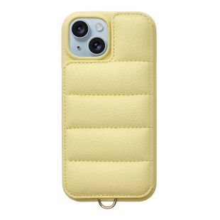 【iPhone15/14/13 ケース】Puffy Case (butter yellow)-4573558552889