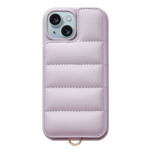 【iPhone15/14/13 ケース】Puffy Case (lavender)-4573558552872