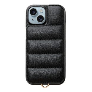 【iPhone15/14/13 ケース】Puffy Case (black)-4573558552834