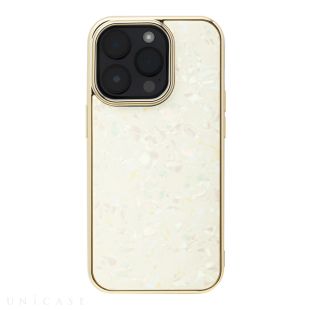 【iPhone14 Pro ケース】Glass Shell Case (gold)-4573558550700