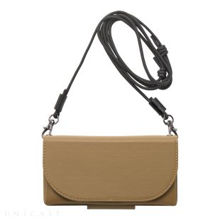 【iPhone13 Pro ケース】Teshe basic flip case for iPhone13 Pro (khaki)-4589455009357
